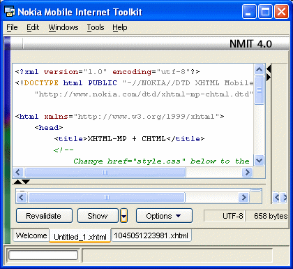 NMIT - editor zdrojového kódu