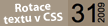 Rotace textu v CSS