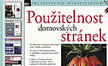 Použitelnost domovských stránek Použitelnost domovských stránek