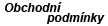 Obchodní podmínky