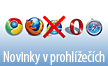 Novinky v prohlížečích