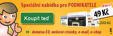 EU doména jen 49 Kč + www stránky zdarma